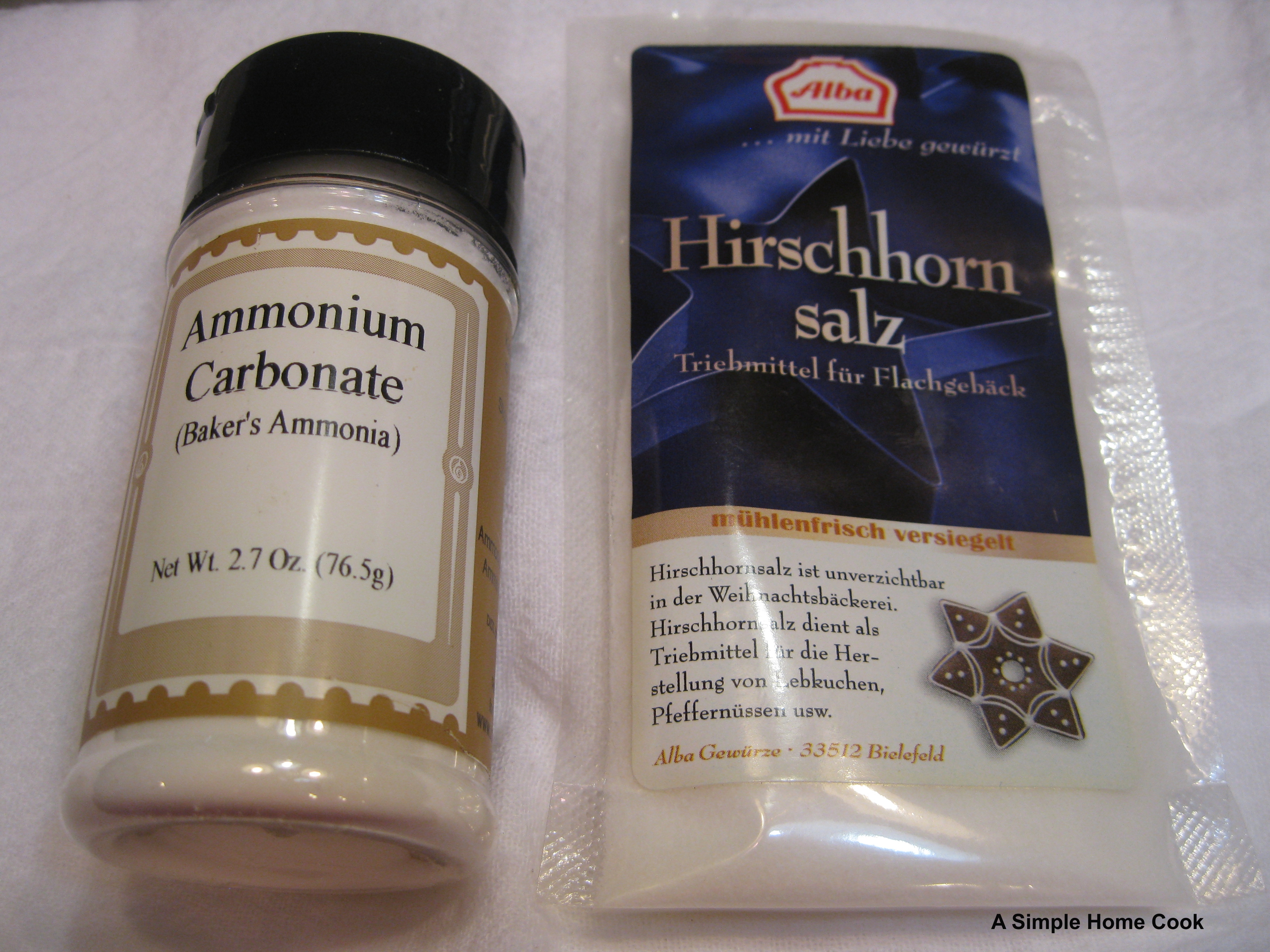 Baking Ammonia