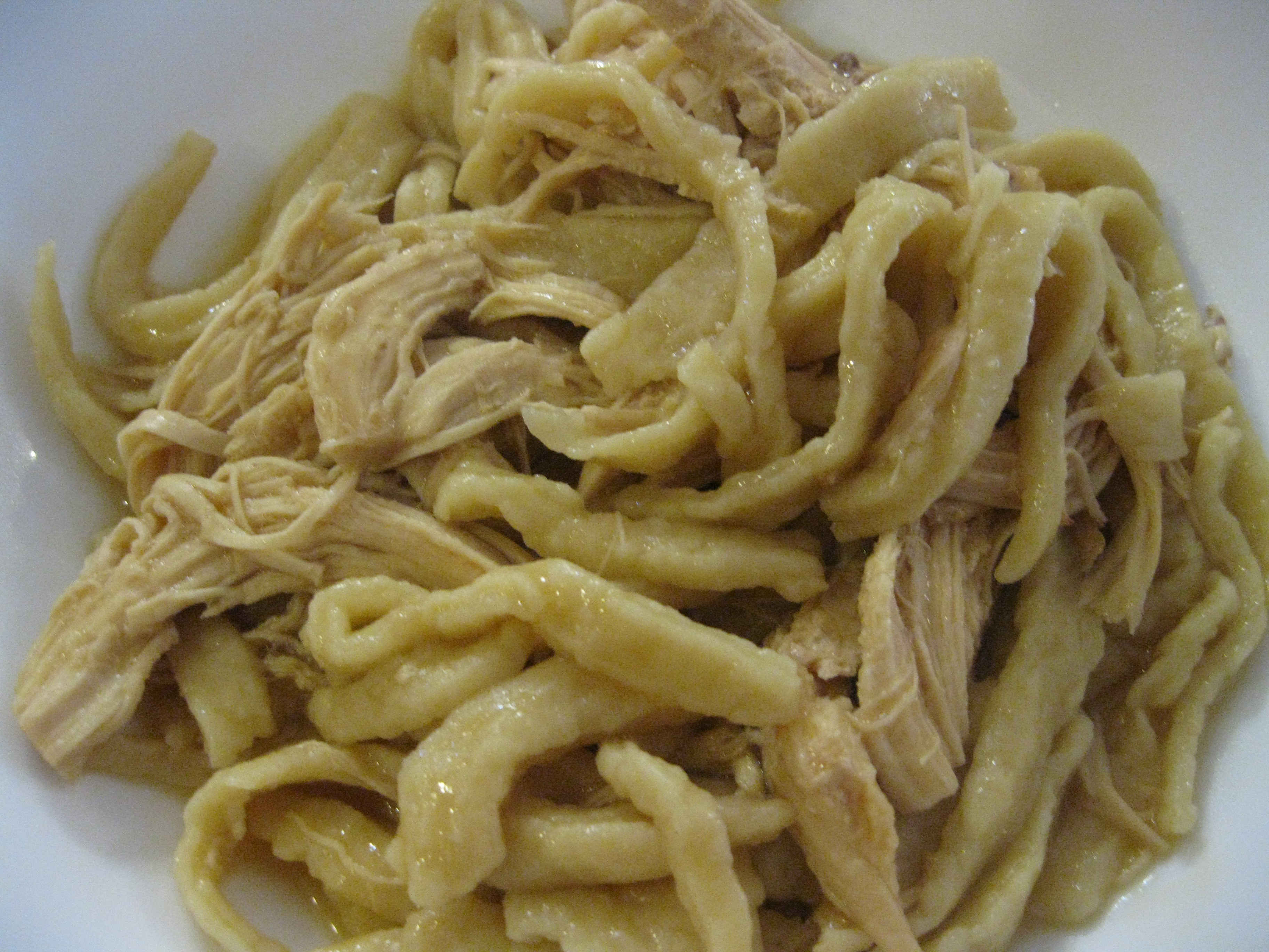 Image of homestyle noodles recipe