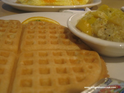 chicken and waffles squash