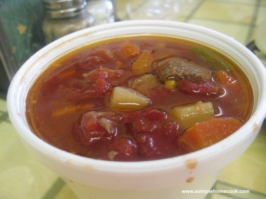 gollywhoppers veggie beef soup