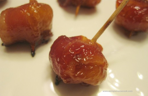 bacon wrapped water chestnuts