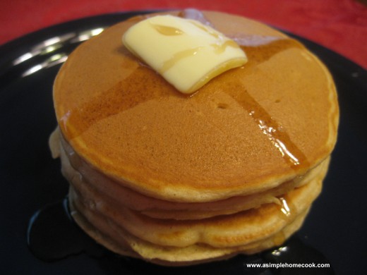 eggnog pancakes