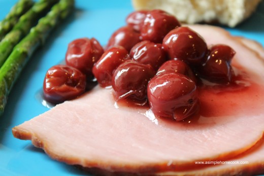 Ham with Cherry Sauce