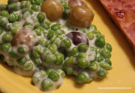 Creamed Peas and Potatoes