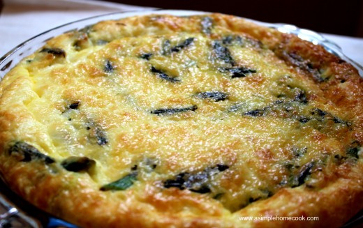 asparagus frittata whole