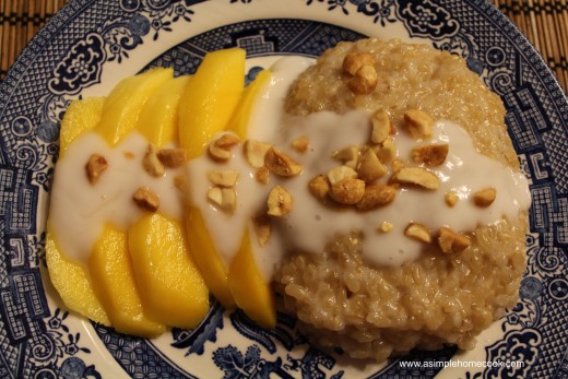 sticky rice with mango