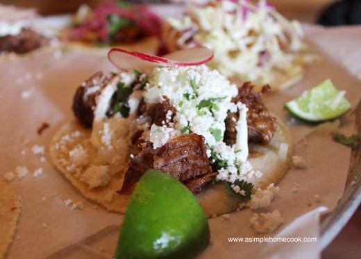 Bakersfield in Indy taco tray