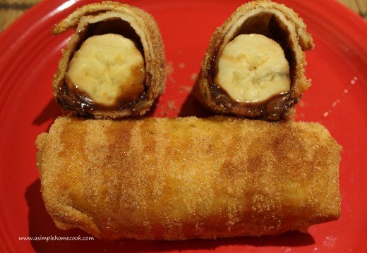 La Banderita - Chimichangas de Banana Chimichanga é um prato