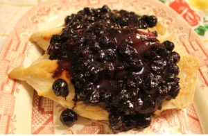 chicken breasts with blueberry sauce