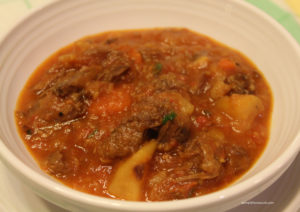 bowl of oxtail soup