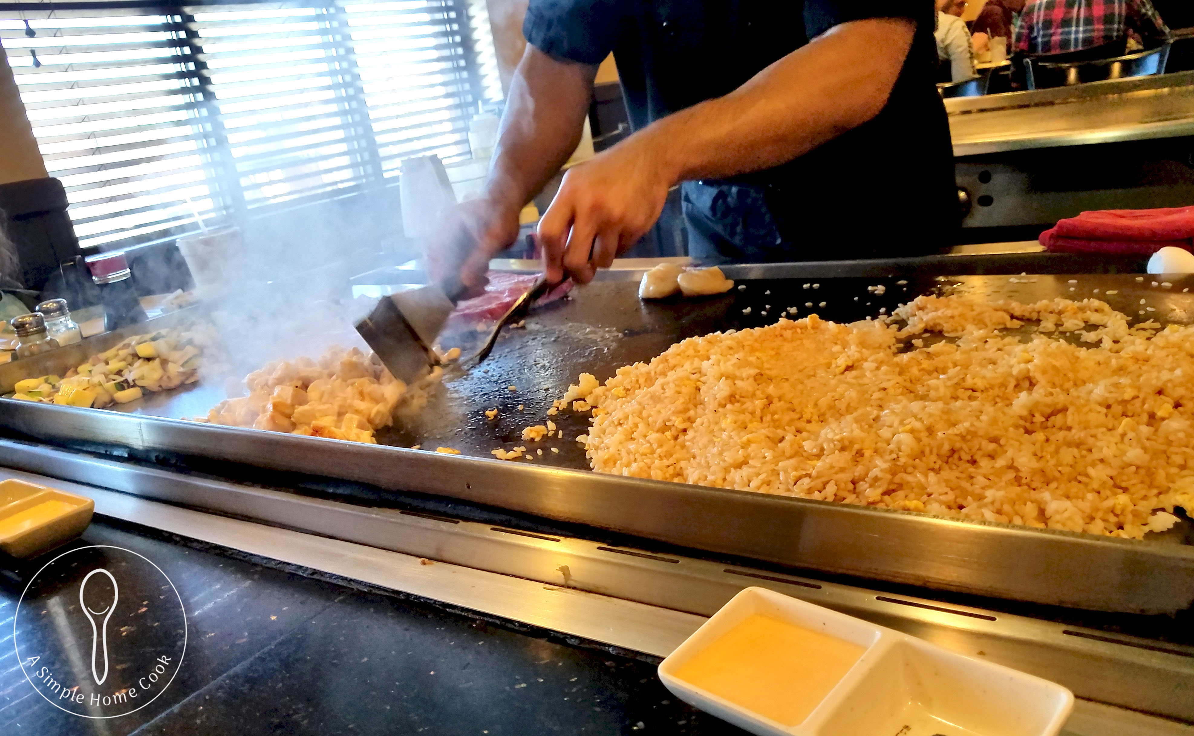 hibachi grill with rice