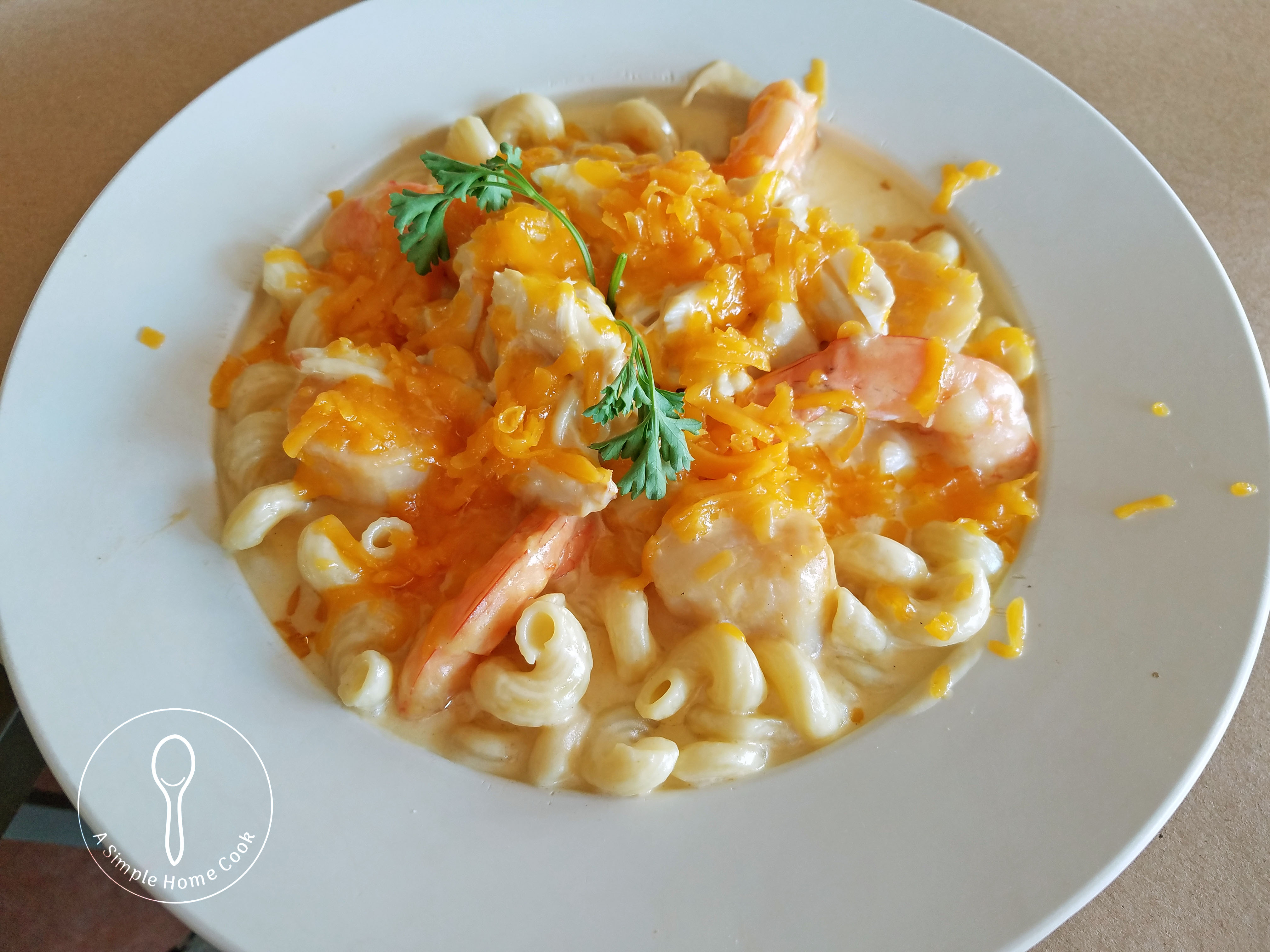 seafood mac and cheese